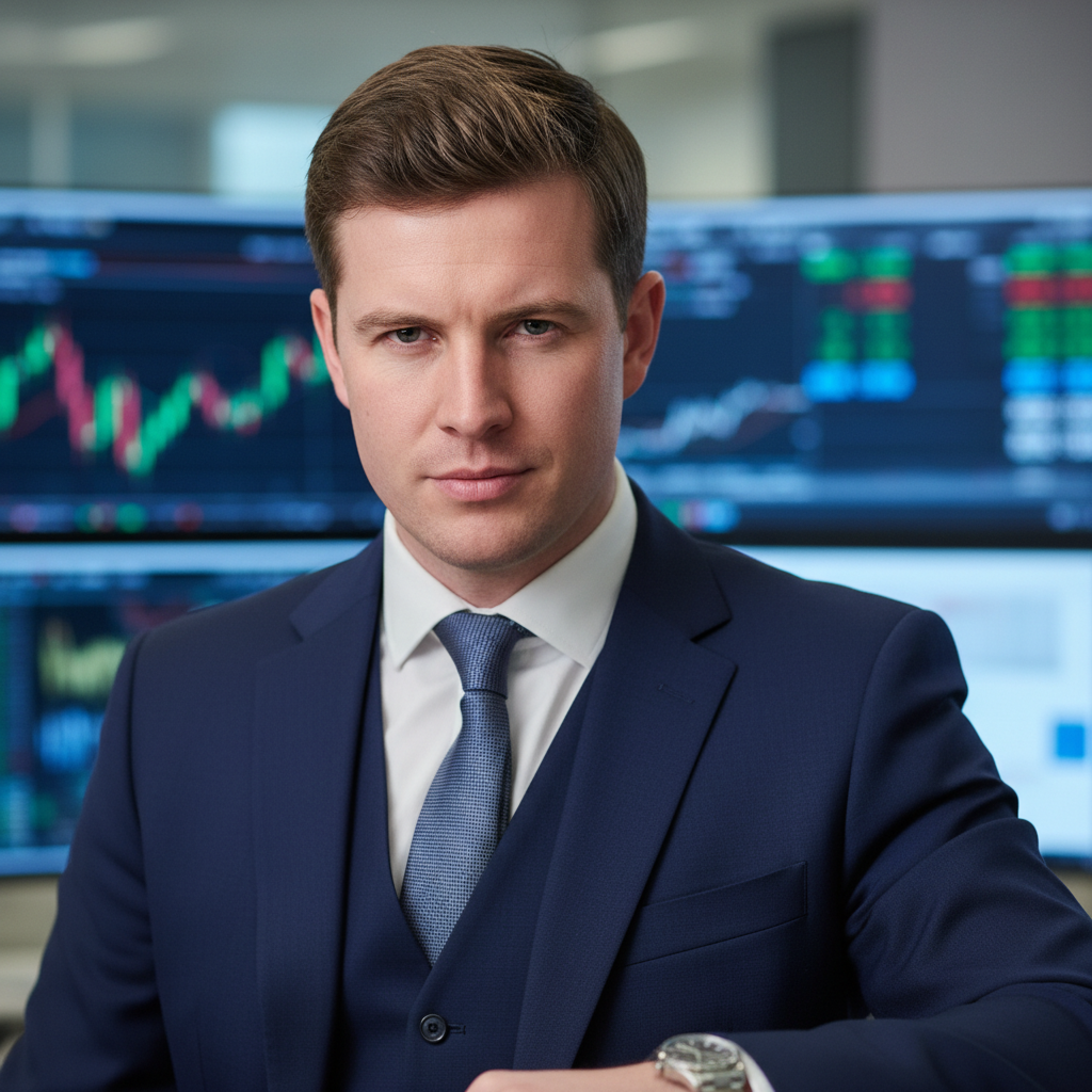 Trader Liam O'Connor