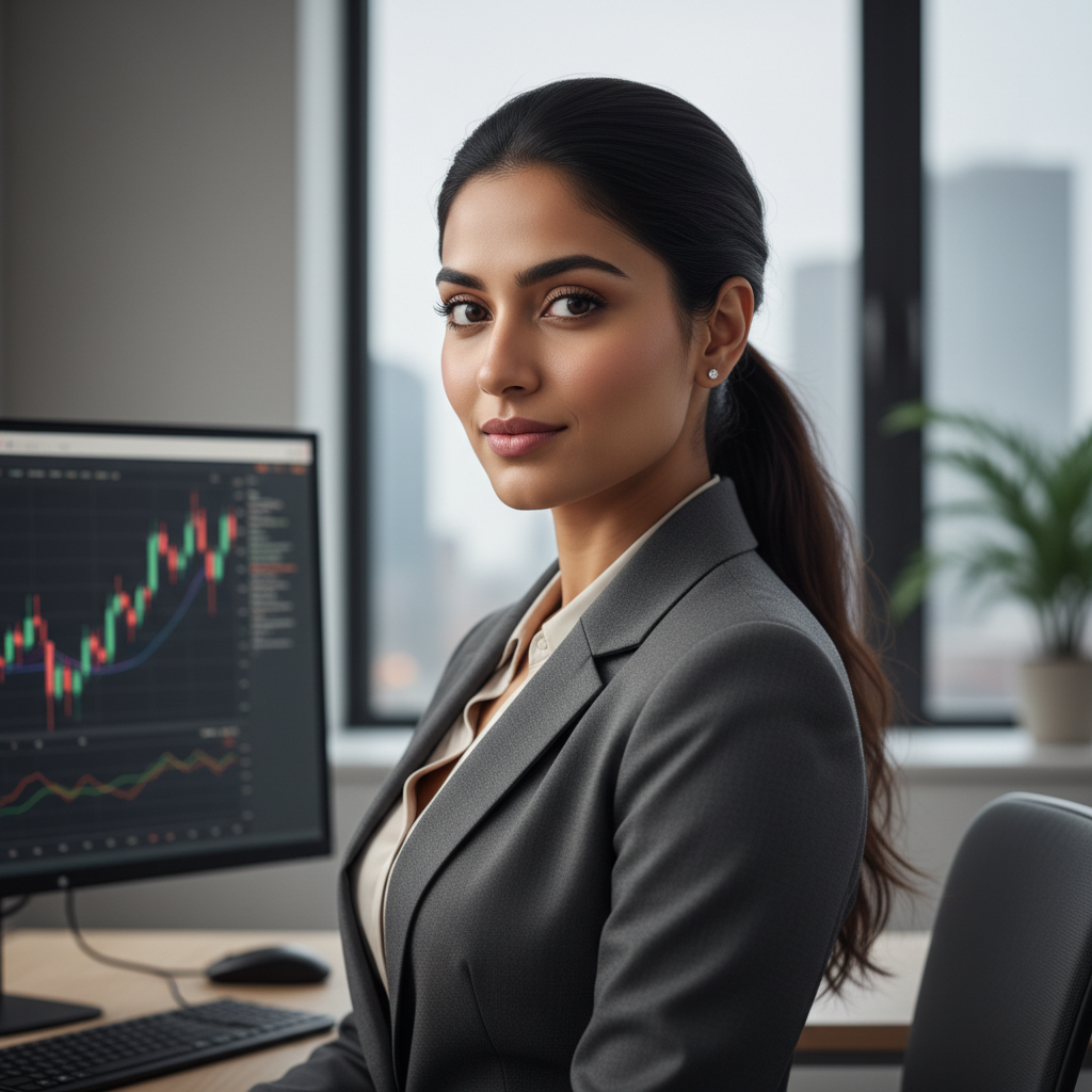 Trader Aisha Khan